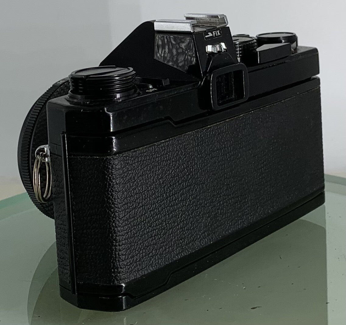 Olympus OM-1 MD BLACK B35mm SLR Film Camera & Olympus ZUIKO  50mm f1.8 Lens ++++5