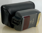 MINOLTA VECTIS SF-1 SHOE MOUNT FLASH + CASE + TESTED - 5090
