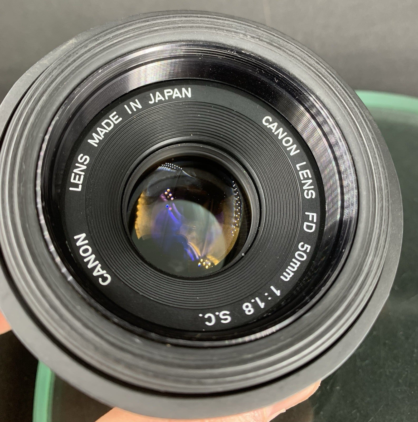 {SERVICED} Canon FD 50mm 1:1.8 S.C. Lens Mint & Clean1