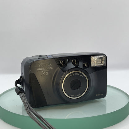 Yashica 35mm Film Camera Microtec Zoom 90 Tested, Fair condition body#1071