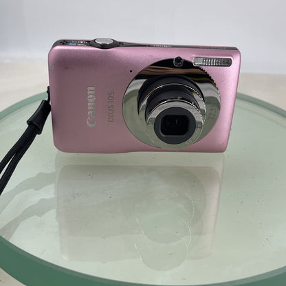 Canon IXUS 105 Digital Camera 12.1 Megapixels Pink Fully Tested #7201