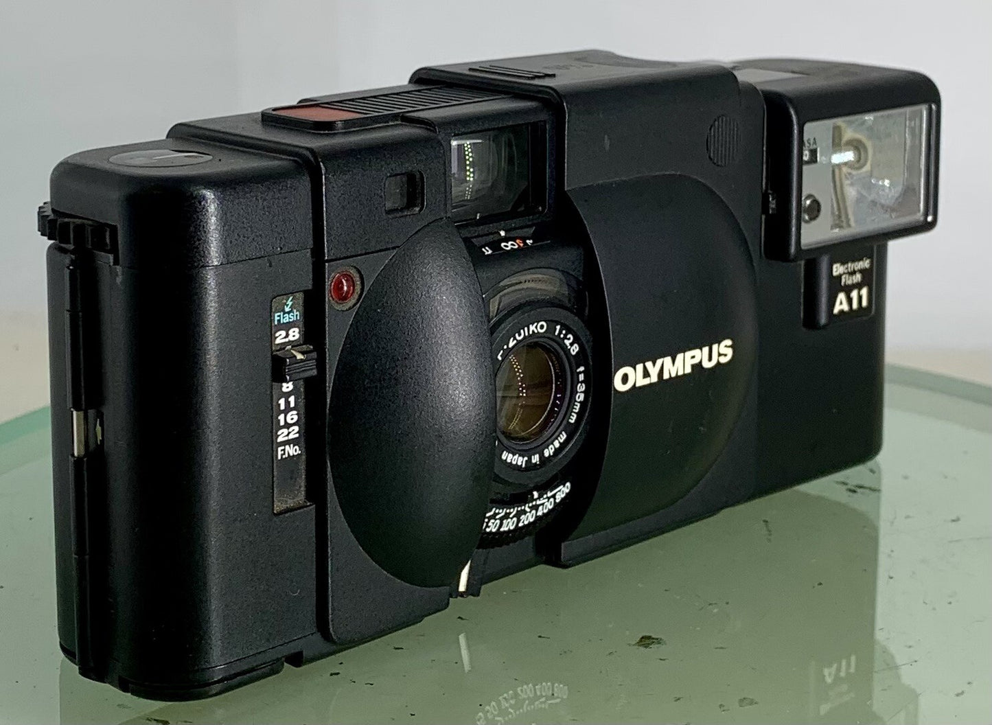 TESTED + OUTSTANDING + Olympus XA 35mm Compact Rangefinder Film Camera+A11#3212
