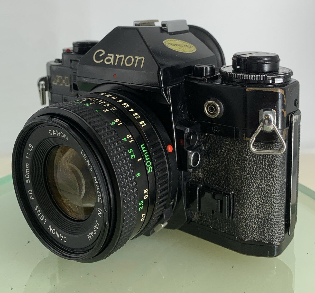 Canon A-1 35mm SLR Camera Body+ FD 50mm f/1.8 FULLY SERVICED THE CAMERA  & LENS2