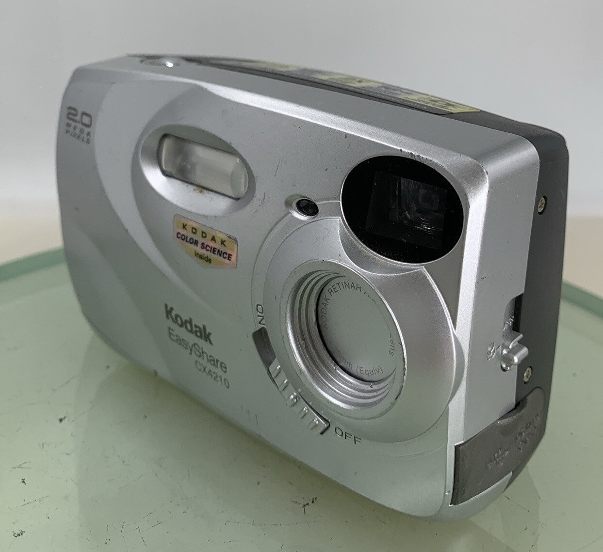 Kodak Easyshare CX4210 SILVER COMPACT DIGITAL CAMERA NO CARD TESTED - 212