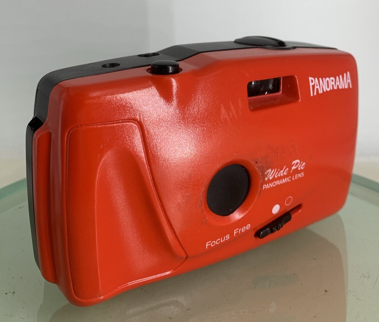 Panorama Wide Pic Focus Free Vintage Photographic Camera RED TESTED - 5410