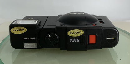 OLYMPUS XA2 Electronic Flash A11 D.ZUIKO 35mm f3.5 POINT & SHOOT CAMERA Case#1866