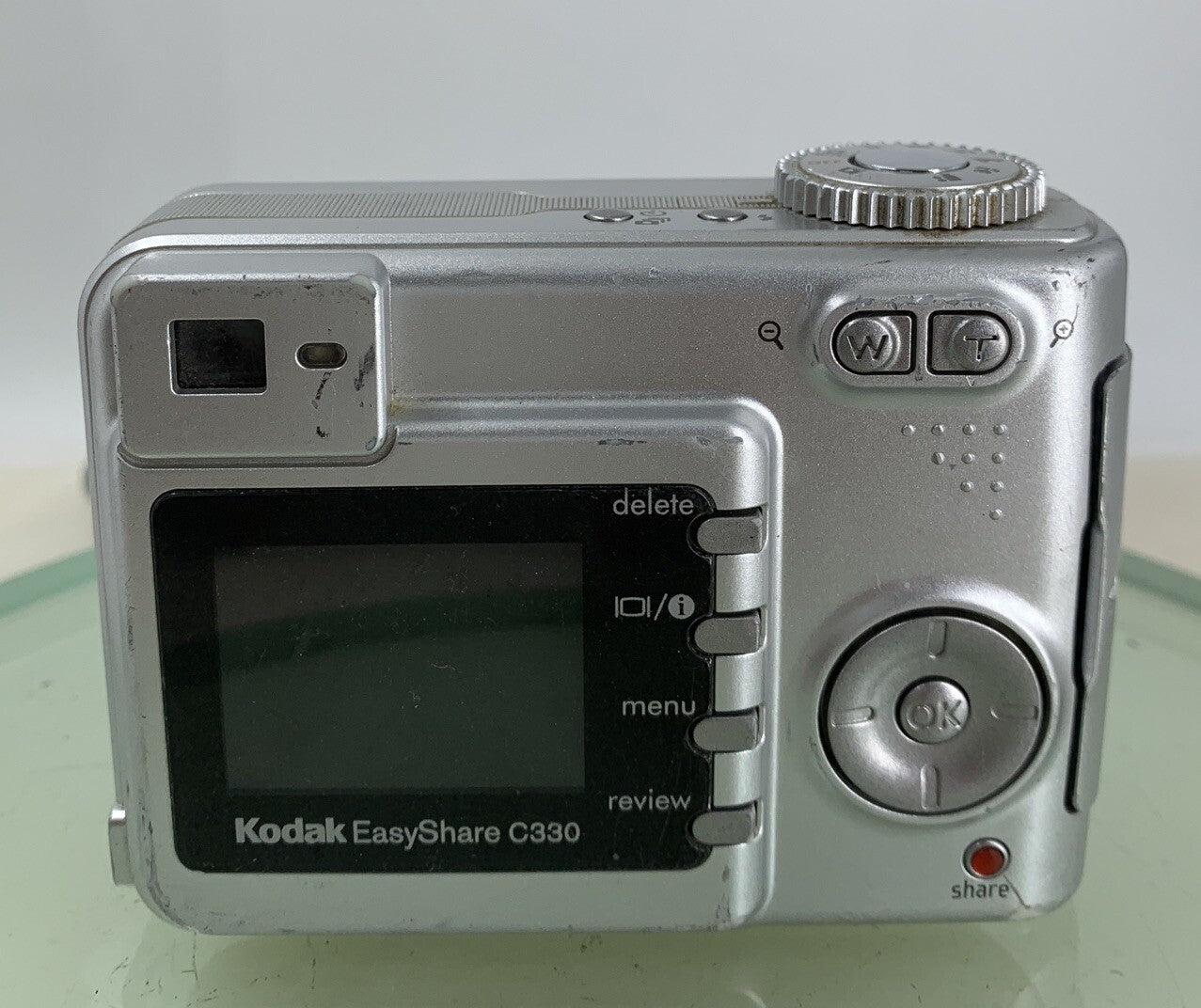 Kodak Digital Camera EasyShare C330 4.0MP Silver NO SD CARD Tested  - 2985