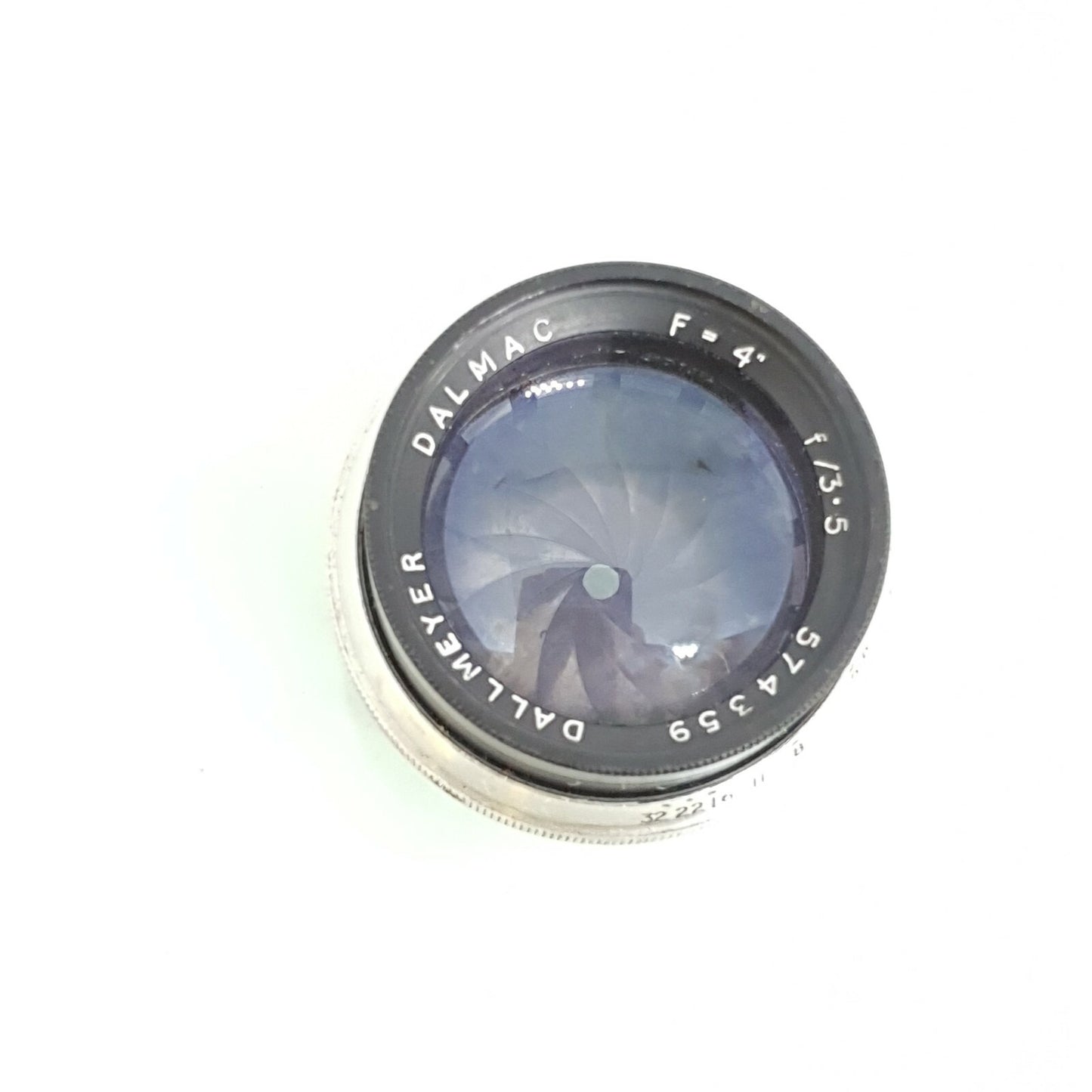 Dallmeyer Dalmac 4" F3.5 Lens  Dallmeyer Dalmac102cm F3.5 lens ~35mm screw mount1