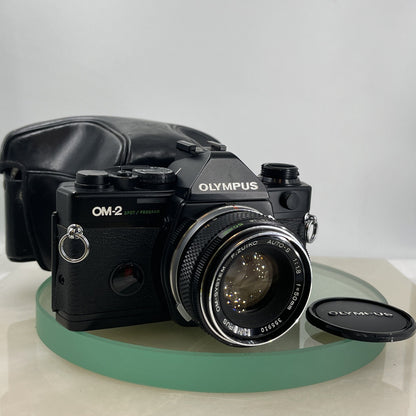 Olympus OM-2 Spot / Program SLR Camera+Olympus Zuiko  50mm f1.8 SilverTESTED 5150