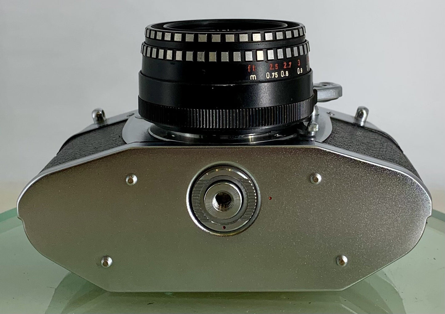 Jhagee EXA II a SLR Camera Body+Meyer-Optik 2.8/50 Camera Lens+Case+Tested-7458