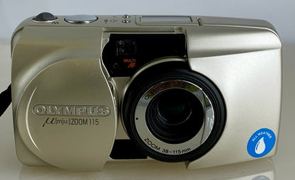 Olympus µ mju ZOOM 115 All Weather 38-115mm Zoom Compact 35mm Film Camera #8591