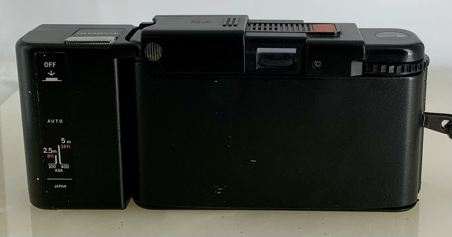 TESTEDOlympus XA 35mm Compact Rangefinder Film Camera A11 ELECTRIC FLASH+CASE4