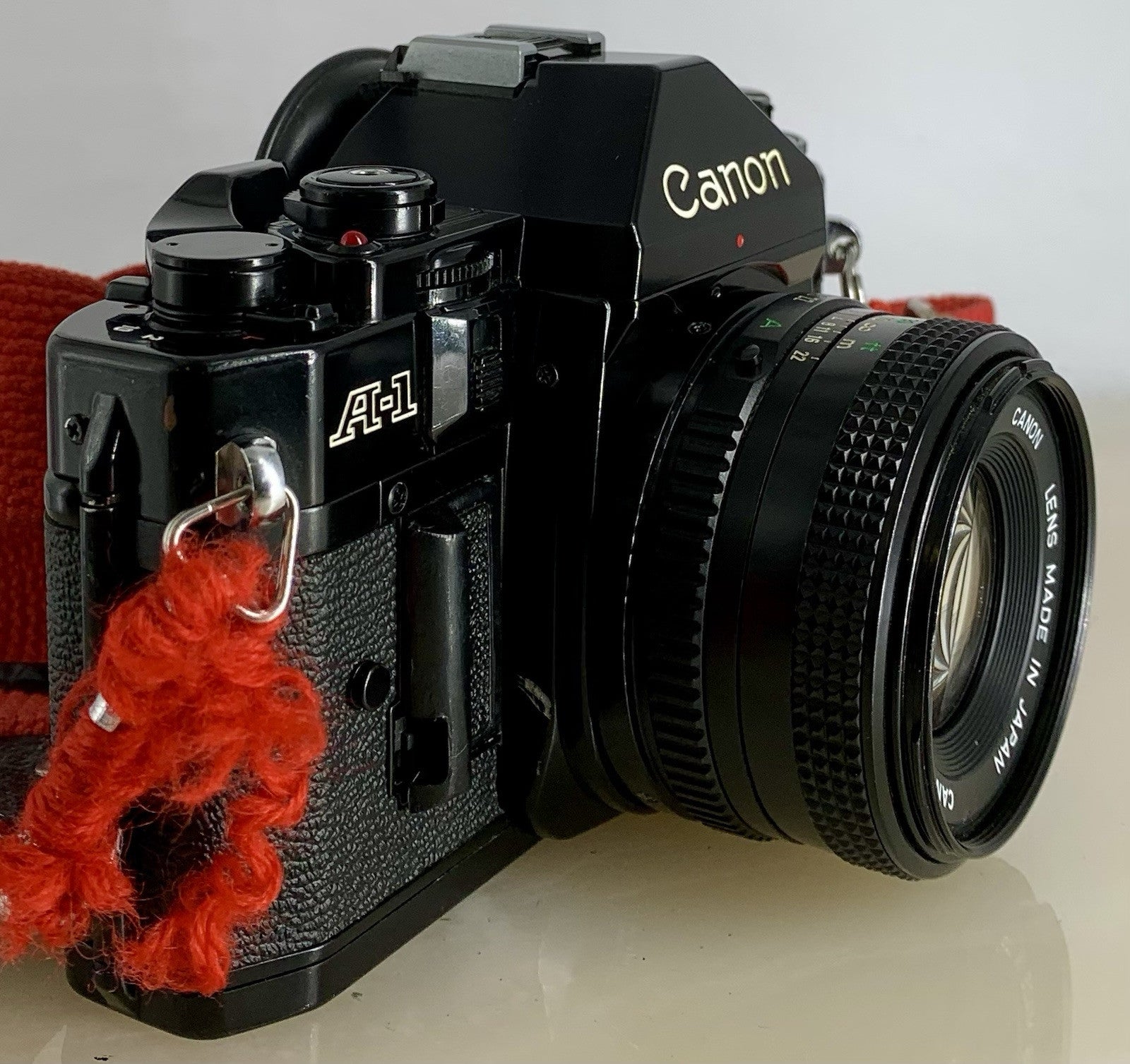 BEAUTIFUL Canon A-1 35mm SLR Camera Body+Canon FD 50mm f/1.8 FULLY WORKING #8742