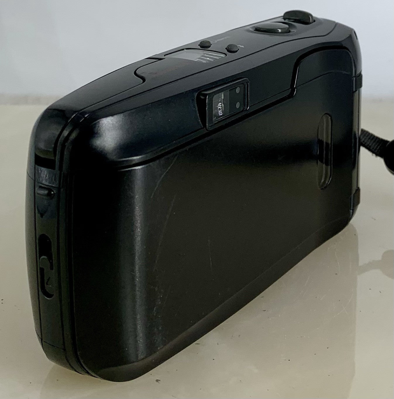Olympus Mju Zoom 35mm Film Point and Shoot Camera Black Tested #765