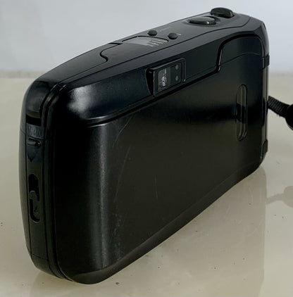Olympus Mju Zoom 35mm Film Point and Shoot Camera Black Tested #765