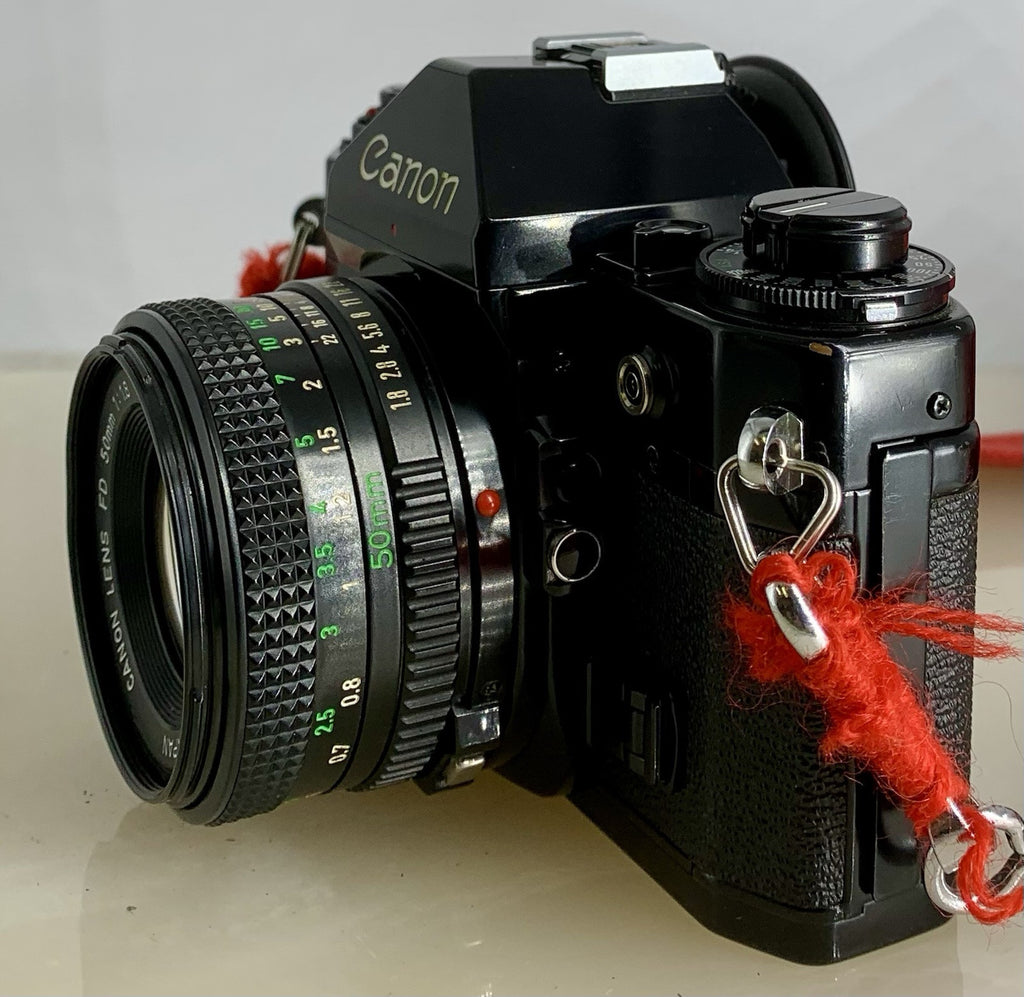 BEAUTIFUL Canon A-1 35mm SLR Camera Body+Canon FD 50mm f/1.8 FULLY WORKING #8746