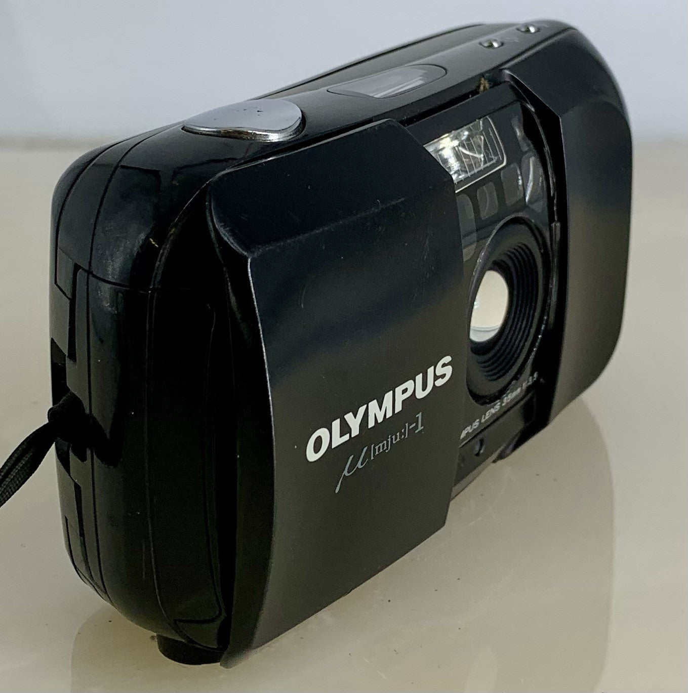 Olympus MJU-1 Compact Camera Analog AF Lens 35mm 1:3.5 Point & Shoot TESTED #8972