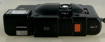 TESTEDOlympus XA 35mm Compact Rangefinder Film Camera A11 ELECTRIC FLASH+CASE6