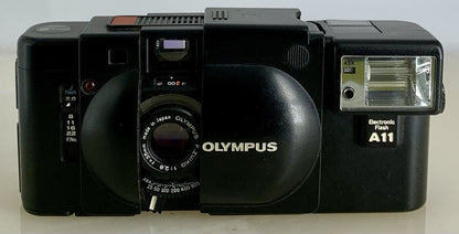 TESTEDOlympus XA 35mm Compact Rangefinder Film Camera A11 ELECTRIC FLASH #9051
