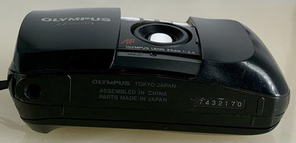 Olympus MJU-1 Compact Camera Analog AF Lens 35mm 1:3.5 Point & Shoot TESTED #8977