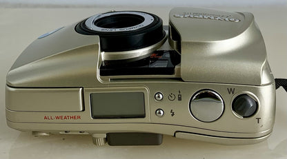 Olympus µ mju ZOOM 115 All Weather 38-115mm Zoom Compact 35mm Film Camera #8596