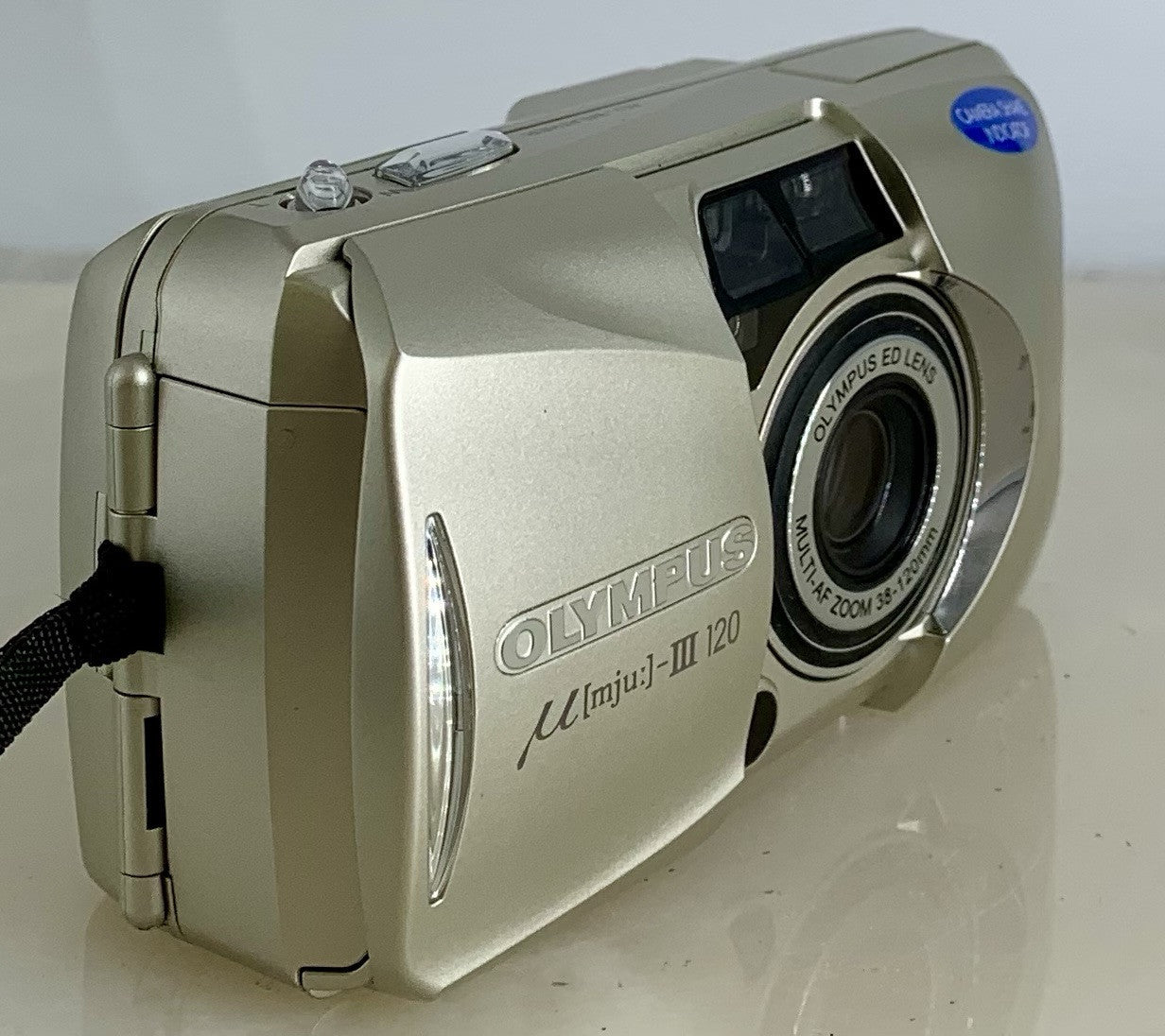 Olympus µ [Mju:]- III Zoom 120 Compact 35mm Film Point & Shoot Camera Silver#2002