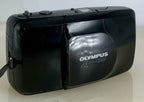 Olympus Mju Zoom 35mm Film Point and Shoot Camera Black Tested #760
