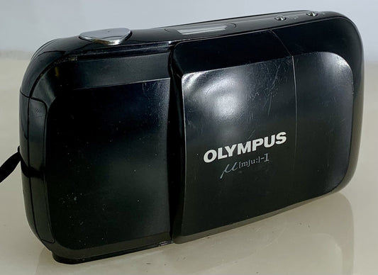 Olympus MJU-1 Compact Camera Analog AF Lens 35mm 1:3.5 Point & Shoot TESTED #8970